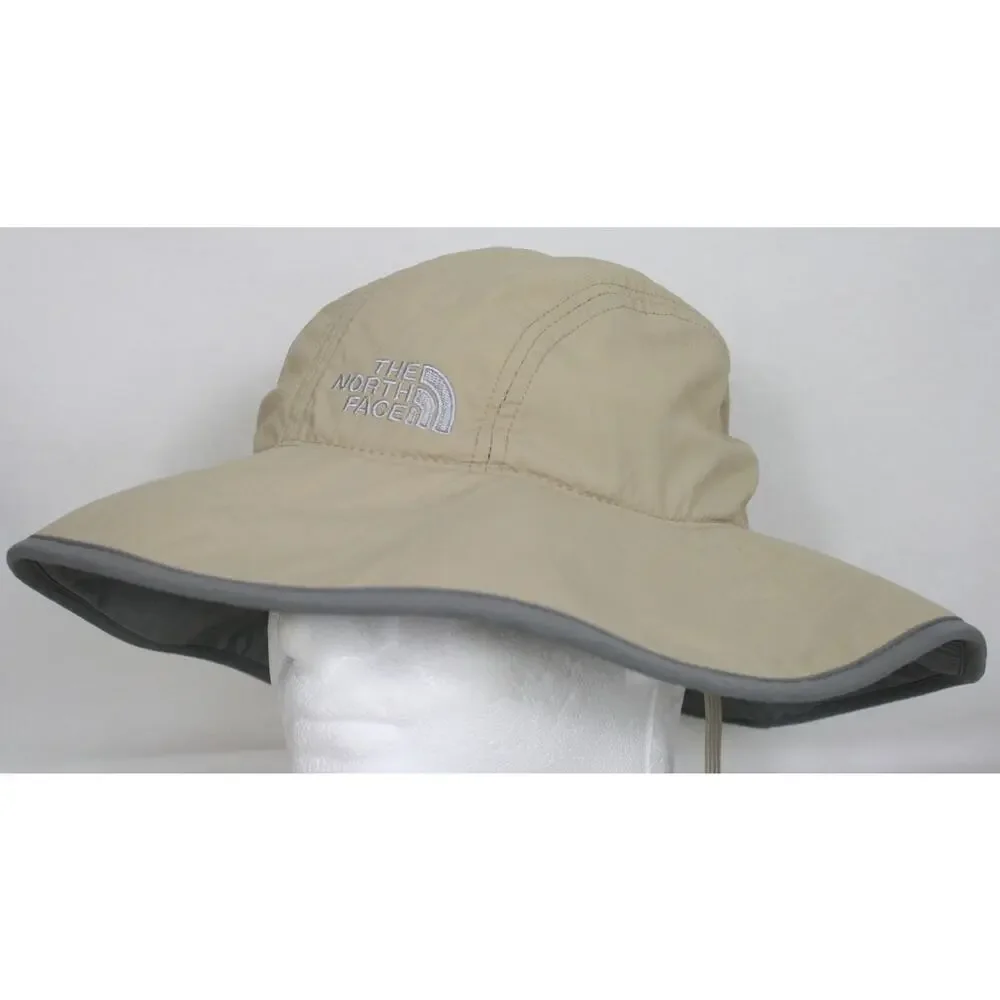 The North Face Sun Hat Adult Beige Wide Brim Boonie Hiking Fishing Cap
